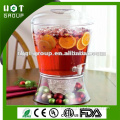 Fully stocked fruit juice dispenser,factory directly sale commercial beverage dispenser, large beverage dispenser glass